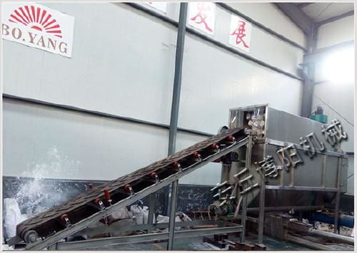 25kg食用盐自动拆包机,自动拆包卸料机